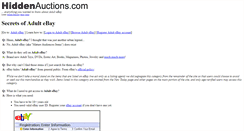 Desktop Screenshot of hiddenauctions.com