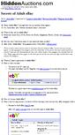 Mobile Screenshot of hiddenauctions.com