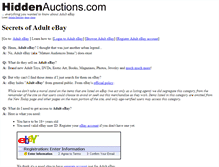 Tablet Screenshot of hiddenauctions.com